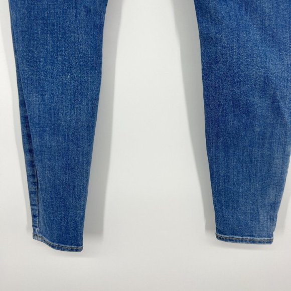 Old Navy Rockstar Jeans Mid Rise Super Skinny Blue Denim - Picture 11 of 11
